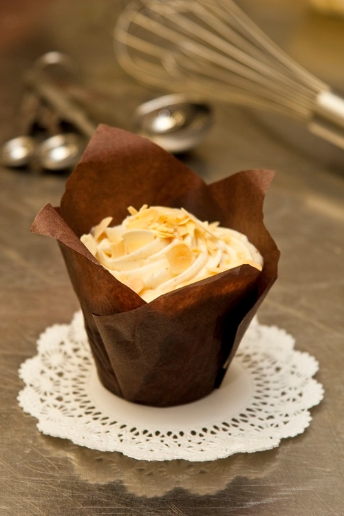 Knotty Pine Buttered Almond Cupcake
